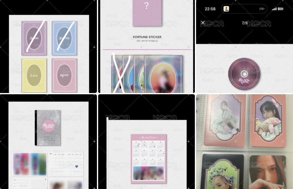 BLACKPINK2021年曆 可詢問內容物