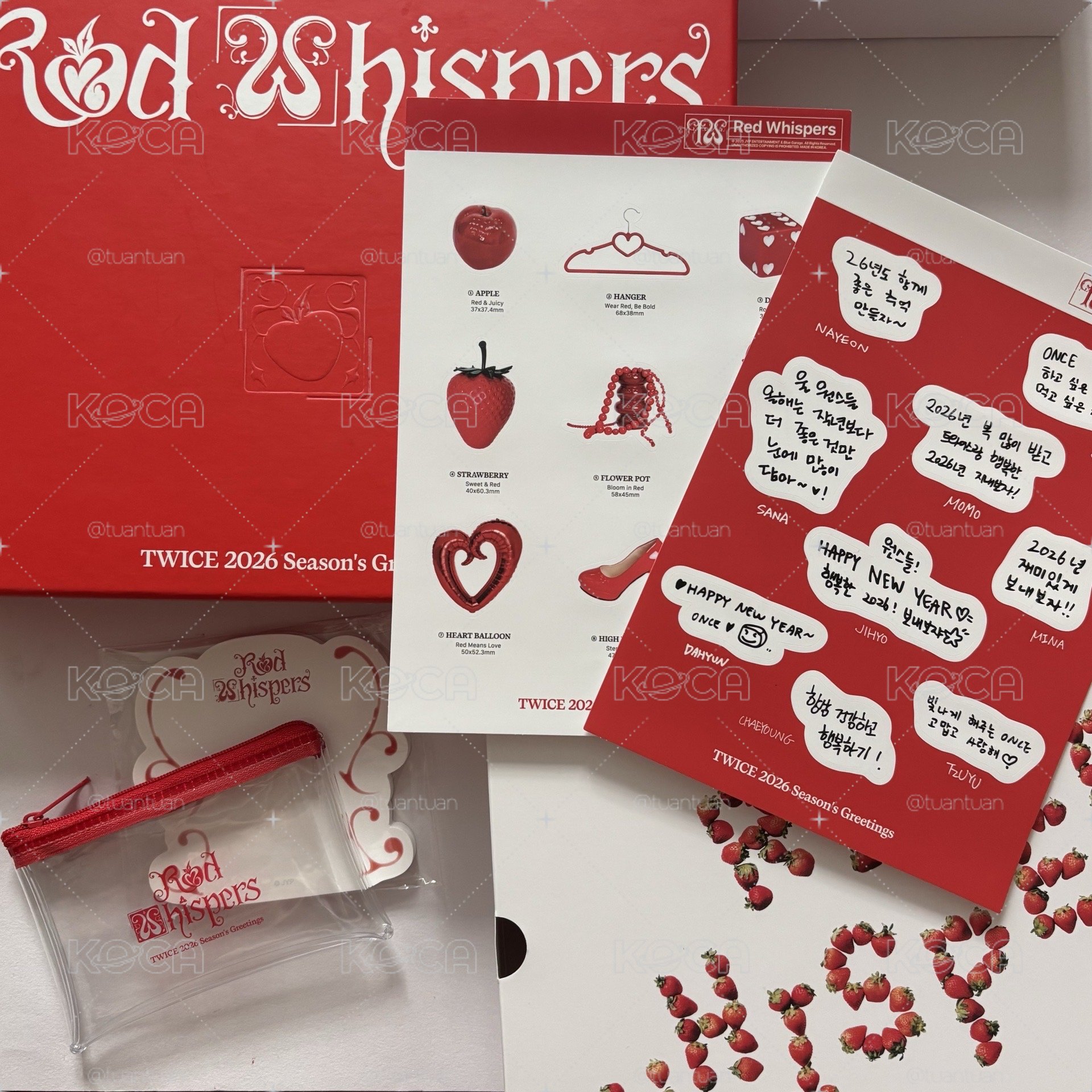 【TWICE】TWICE [RED WHISPERS] 2026 Season’s Greetings