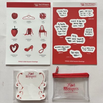 【TWICE】TWICE [RED WHISPERS] 2026 Season’s Greetings