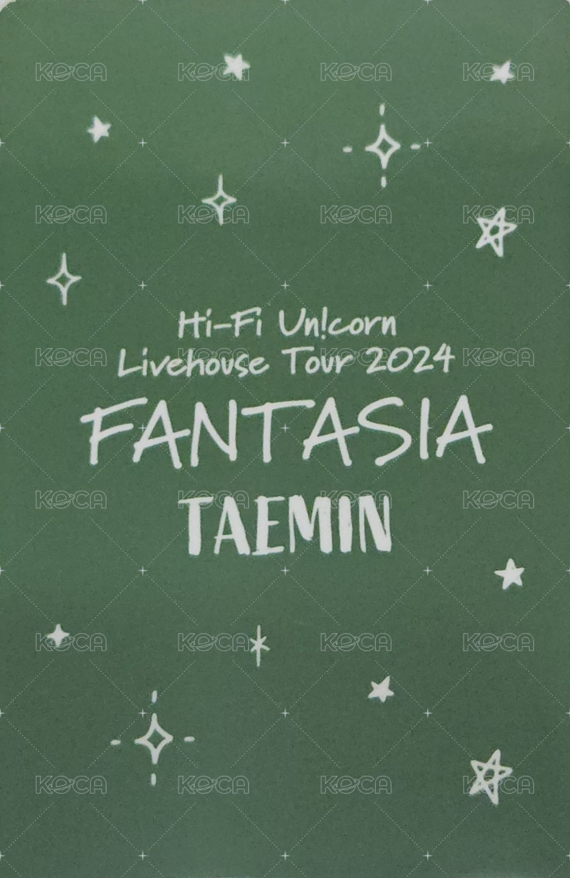 FANTASIA 隨機卡  背面
