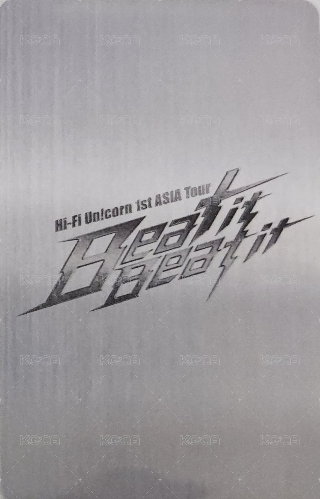 Beat it Beat it 隨機卡  背面