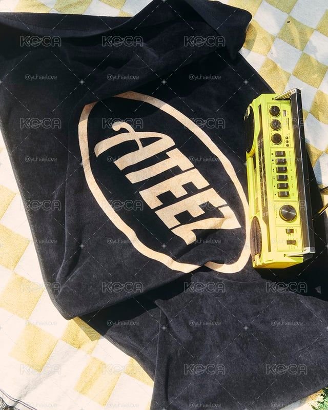 ATEEZ x pott. TEACH TOWEL 海灘巾 全新未拆