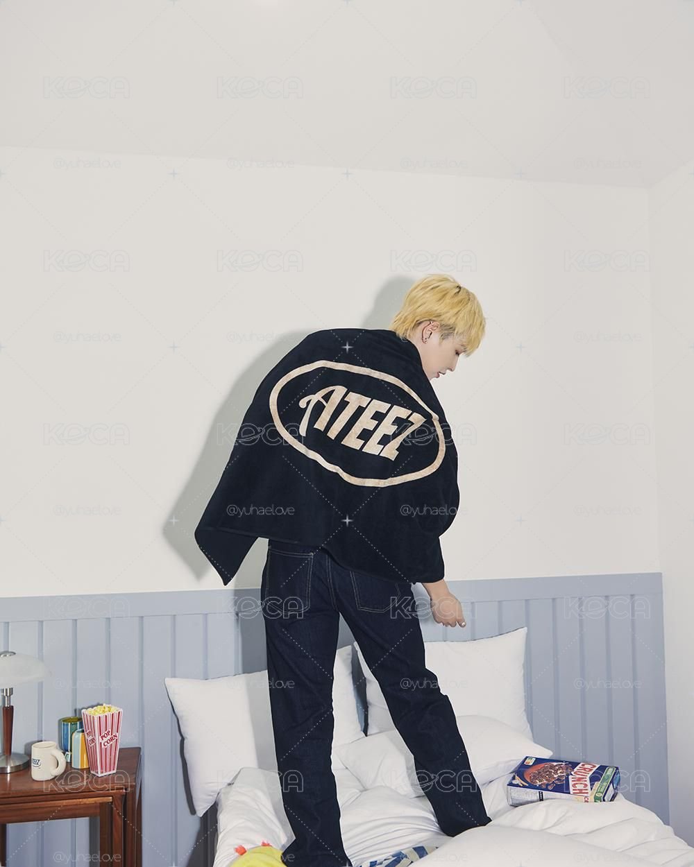 ATEEZ x pott. TEACH TOWEL 海灘巾 全新未拆