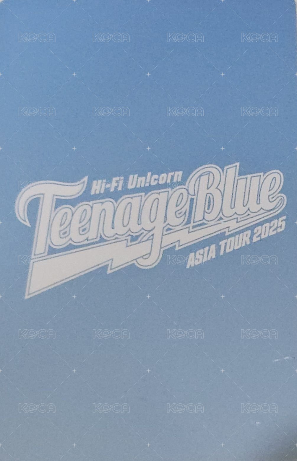 Teenage Blue 隨機卡  背面