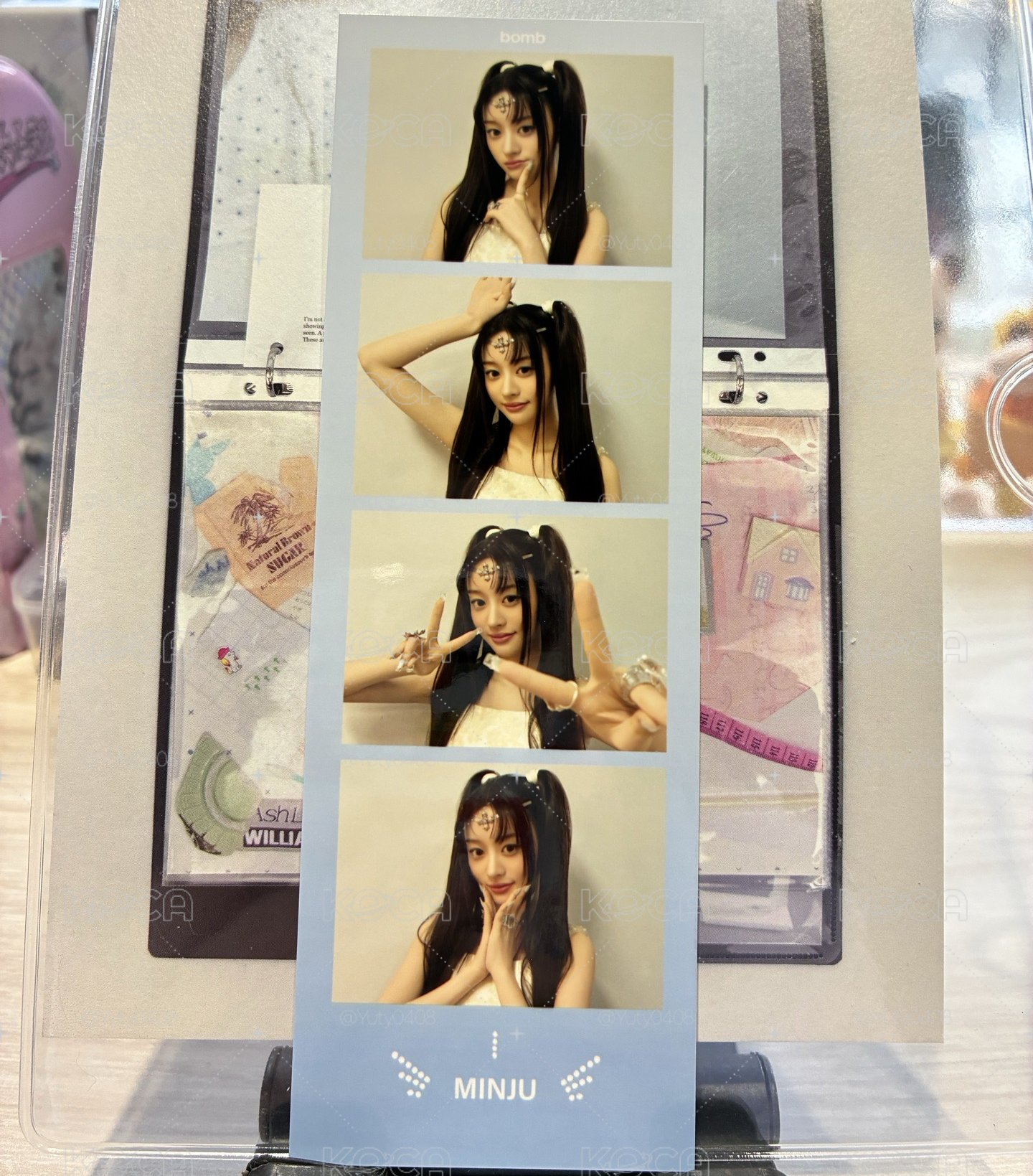 illit 人生四格Bomb拍立得照片✨MINJU 