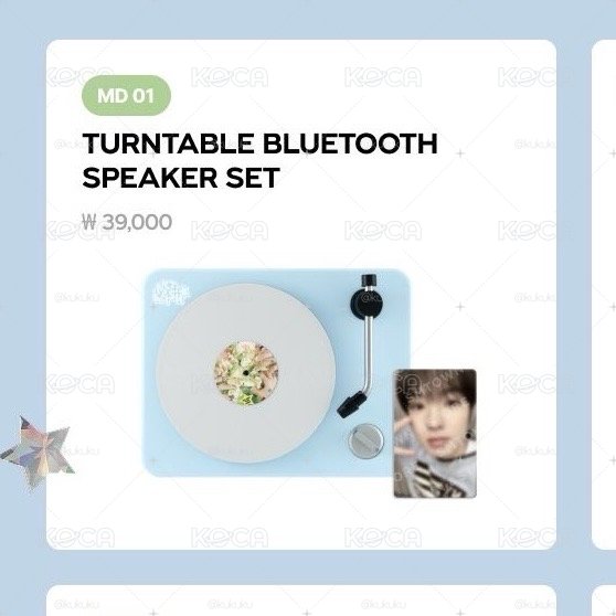 NCT WISH一週年藍芽播放器