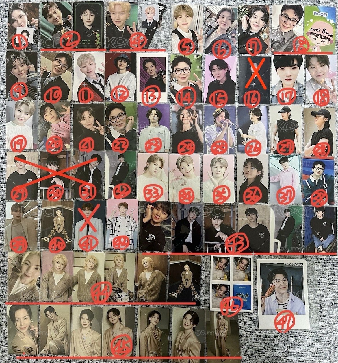 ⑦李知勳 WOOZI 小卡