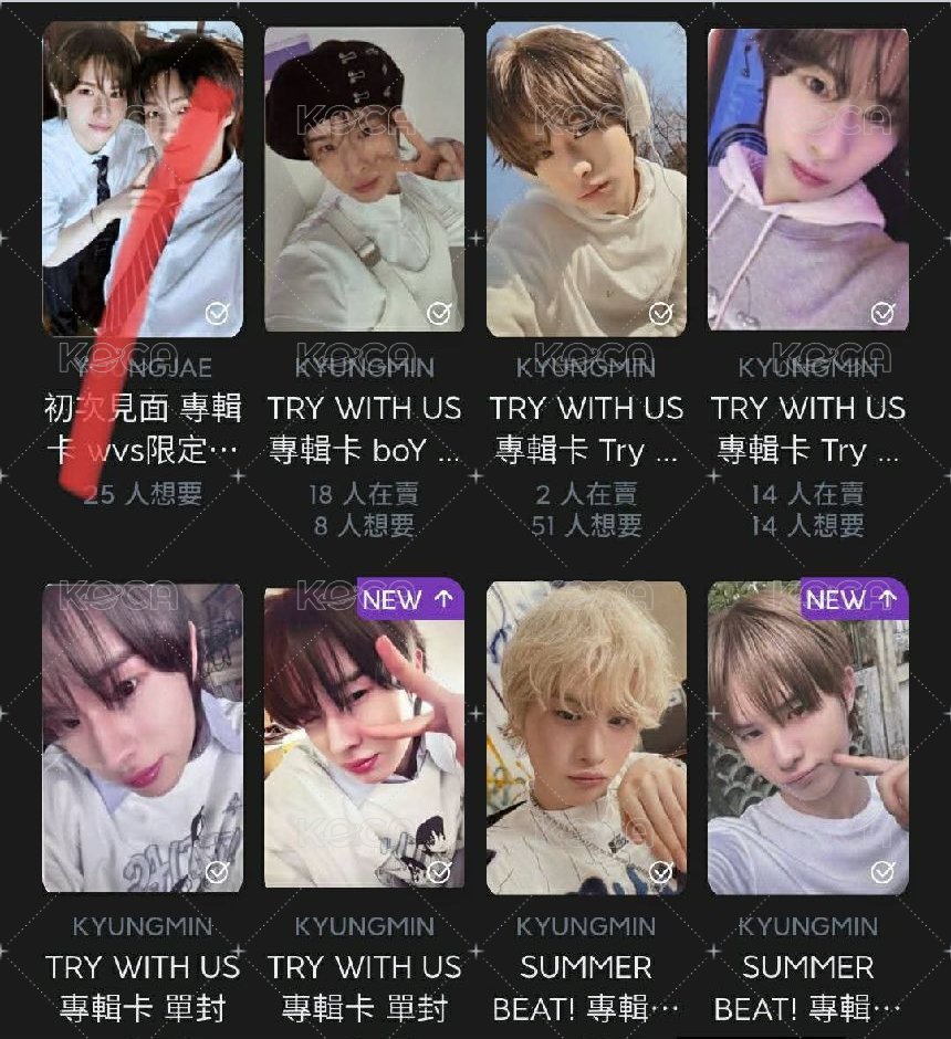 專卡盤（迷你三單封專卡各兩張）