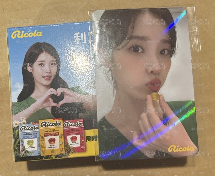 IU 全家代言喉糖 利口樂
