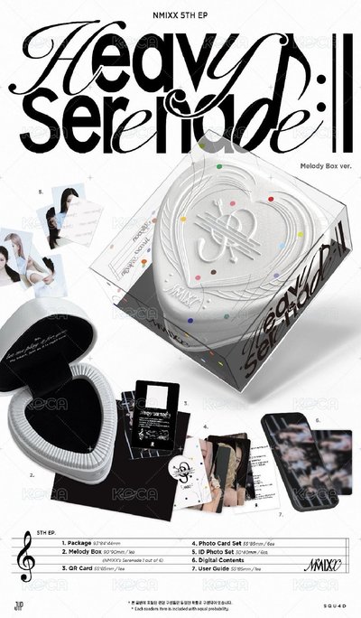 ❤️‍🔥全新（有特典）Heavy Serenade Melody Box ver. 專輯 