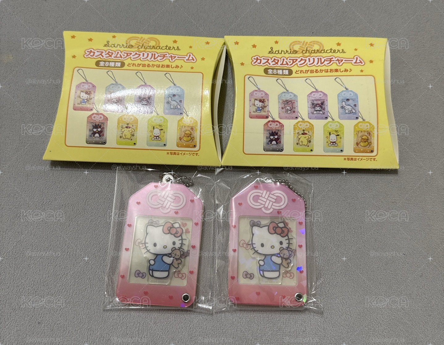 三麗鷗御守盲抽吊飾-hello kitty