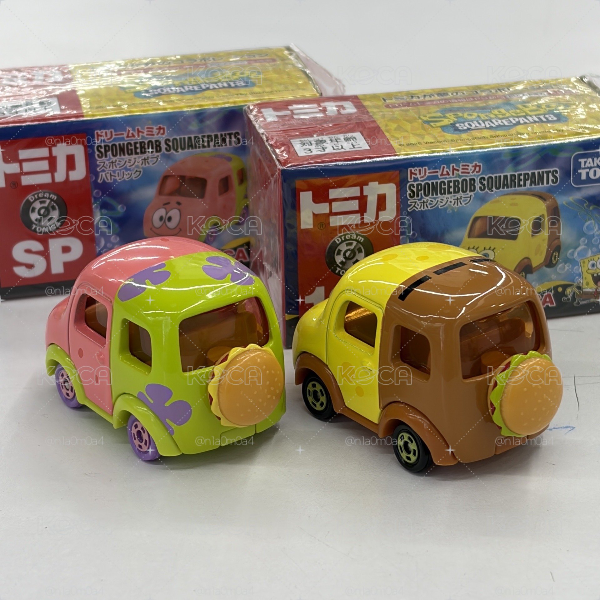 Dream TOMICA 海綿寶寶派大星小車
