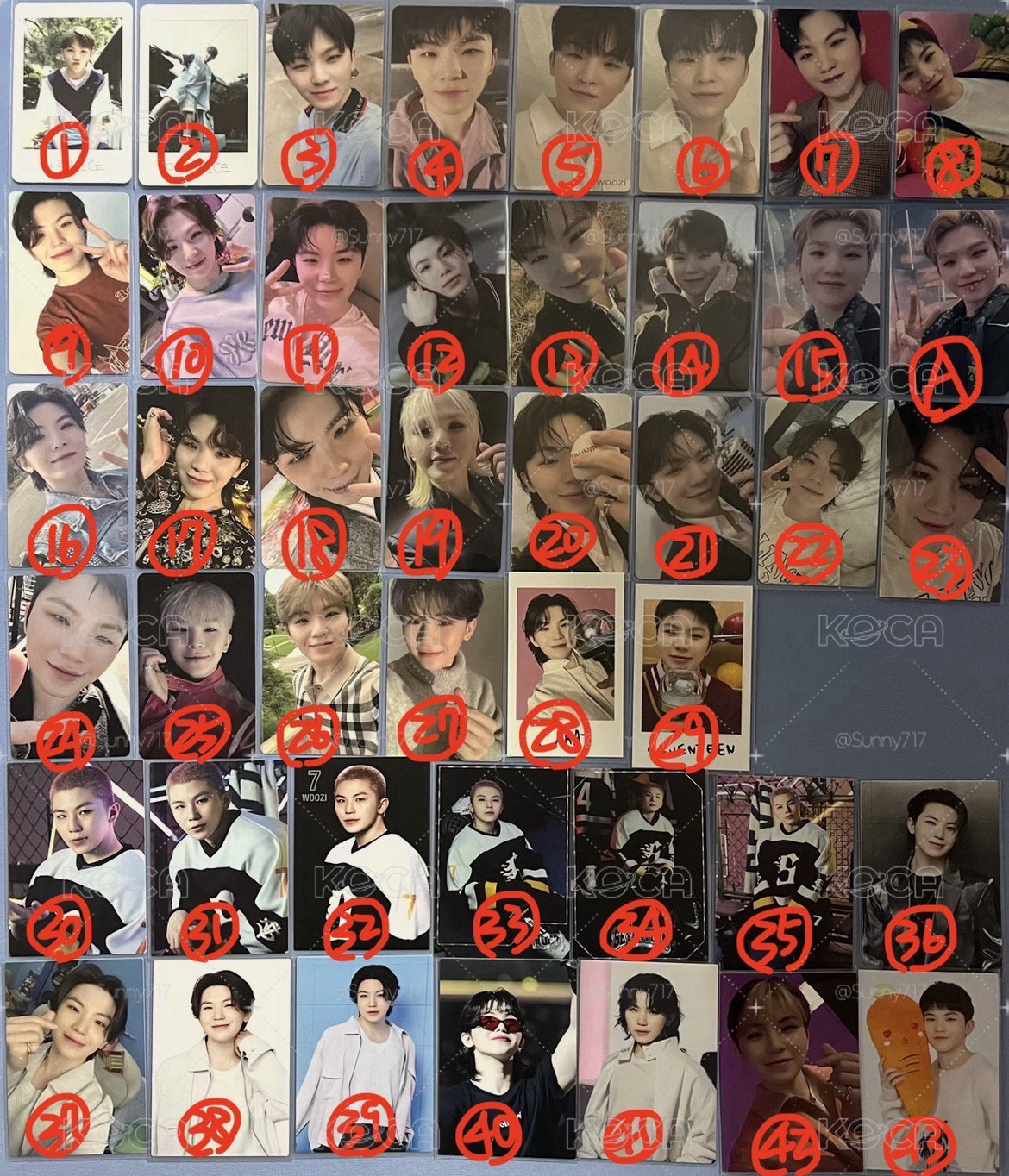 ⑨李知勳 WOOZI 小卡