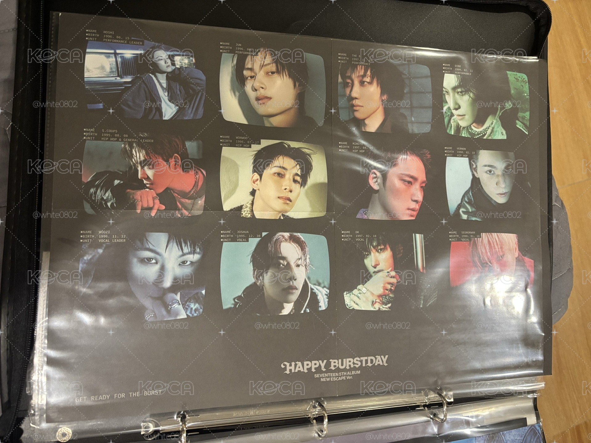 SEVENTEEN 正五 HAPPY BURSTDAY 空專一套
