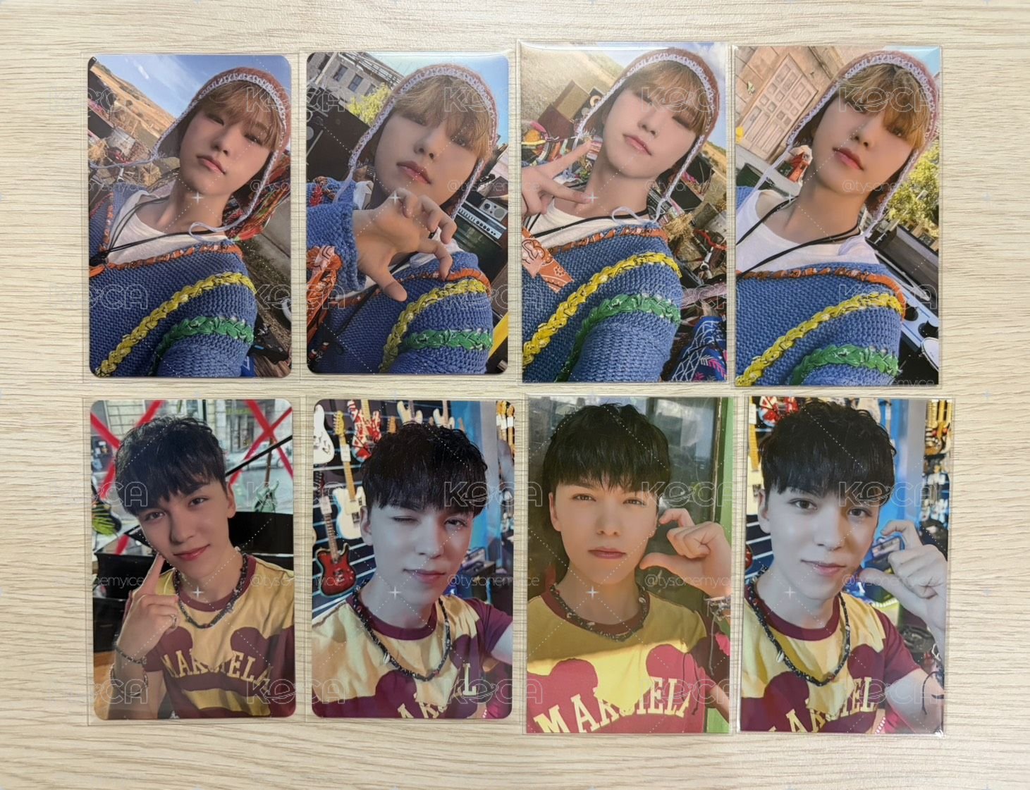 seventeen 特典卡區