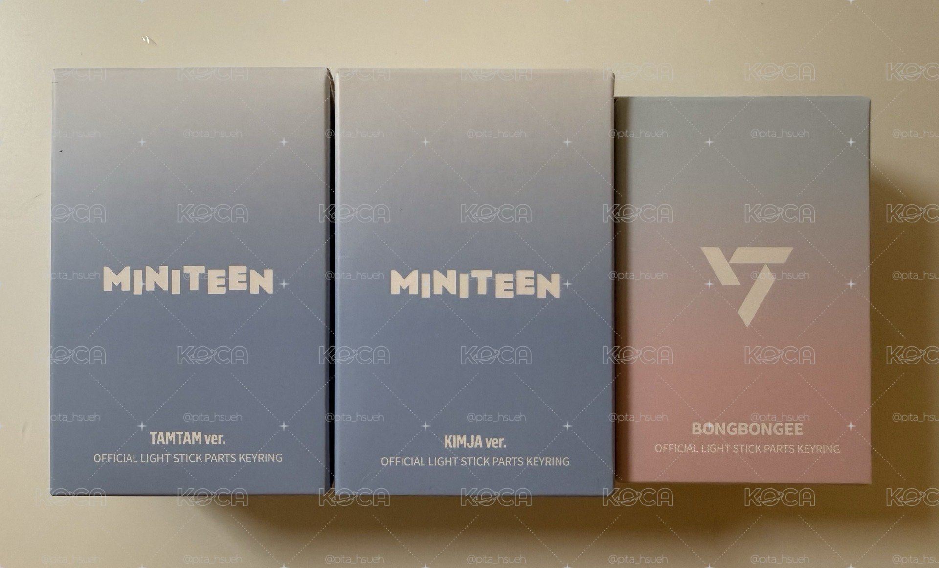 SEVENTEEN | NEW_ MINITEEN 手燈頭(KINJA/TAMTAM/BONGBONGEE）