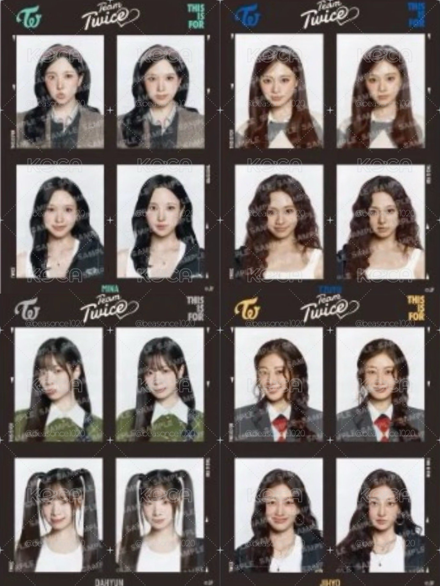 TWICE 新國立 證件照