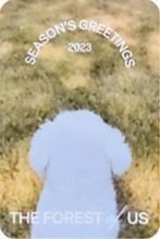 2023年曆 Bizent 預購 特典卡  背面