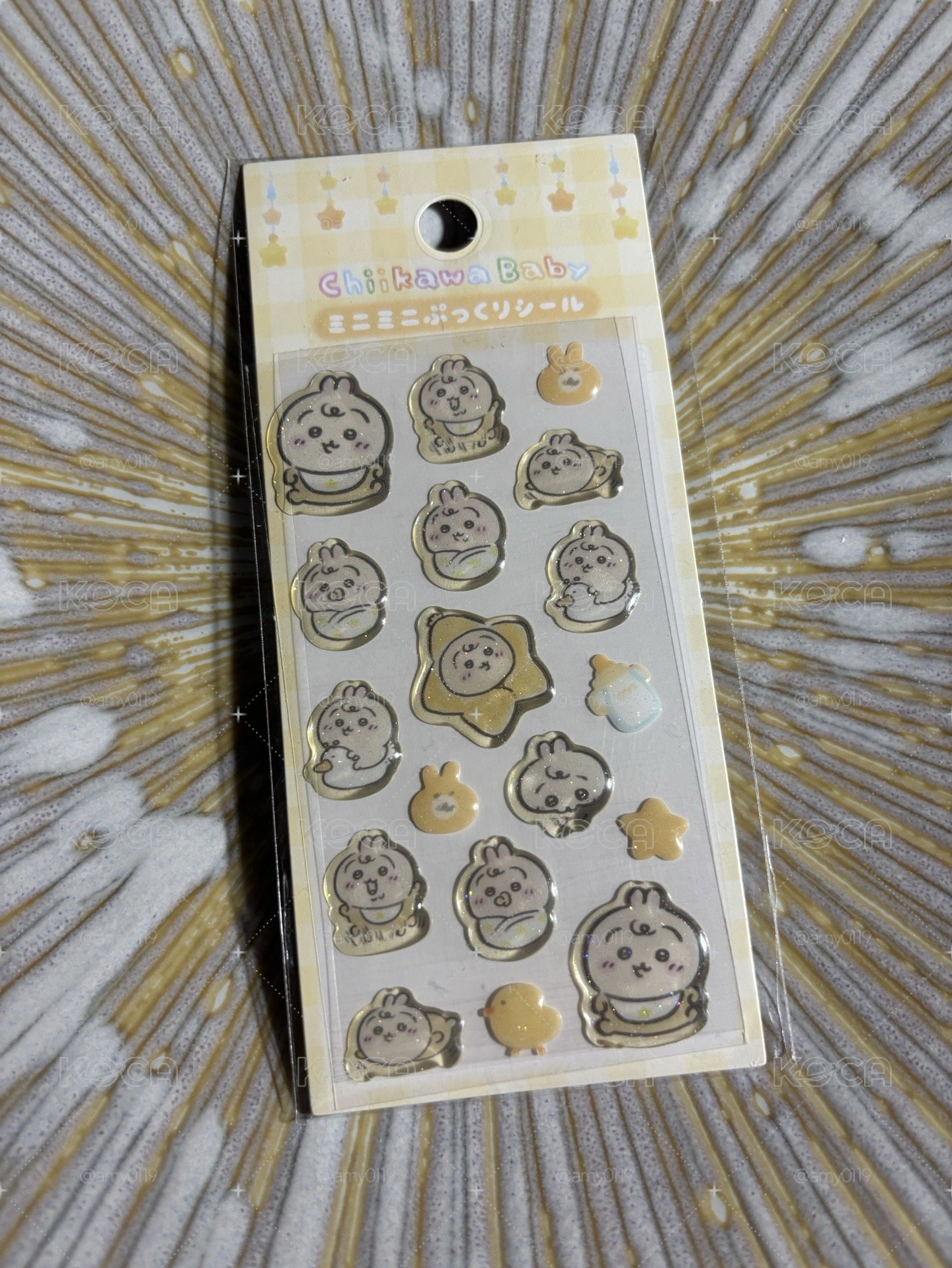 全新寶寶兔貼紙