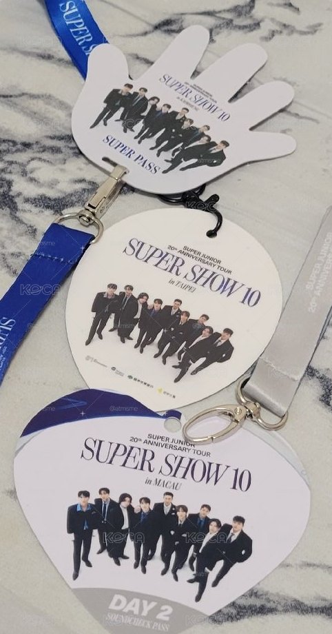 SuperJunior SS10 VIP吊牌