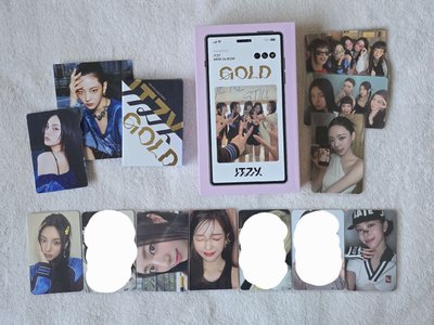 ITZY GOLD PHONE BOX 電子專 專卡 特典卡