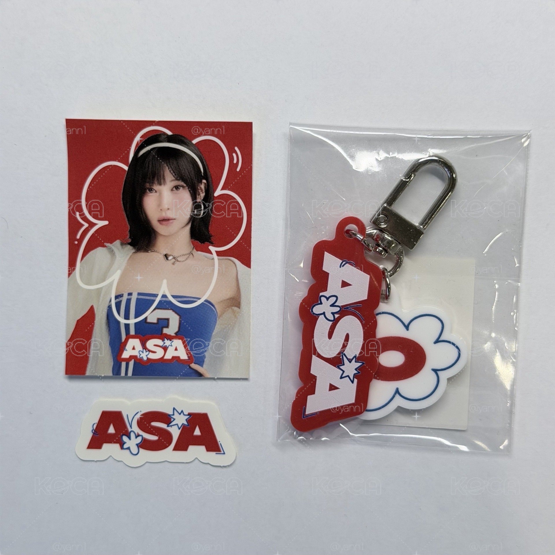 BABYMONSTER ASA 日本FC一番賞 吊飾+貼紙組