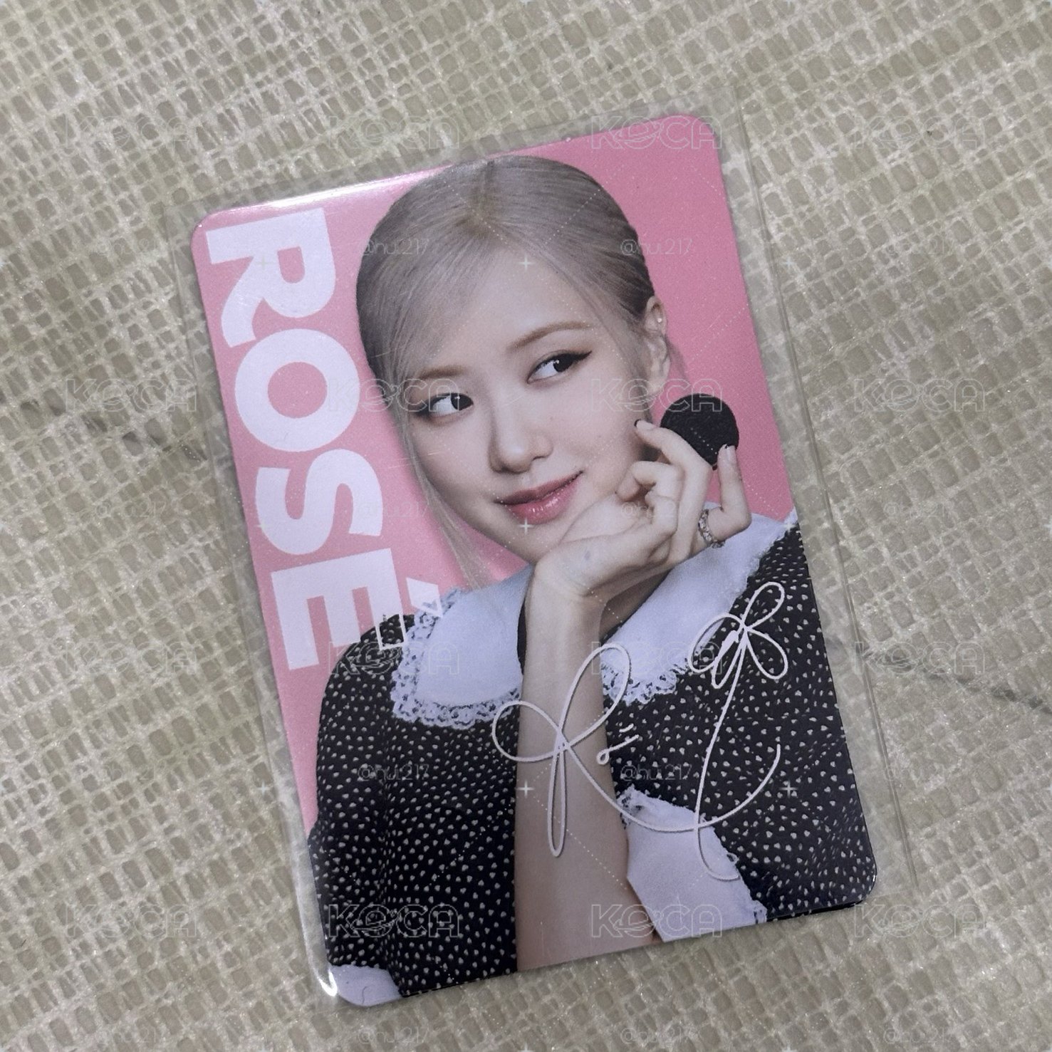 ROSÉ oreo小卡
