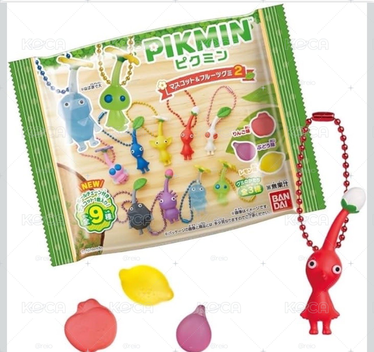 日本皮克敏軟糖 玩具 一盒12入
