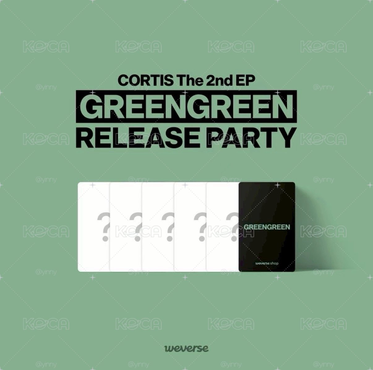 CORTIS｜Release party直播卡拆售 預購✨（5/3結單 剩訓+馬 沒拆完會取消）