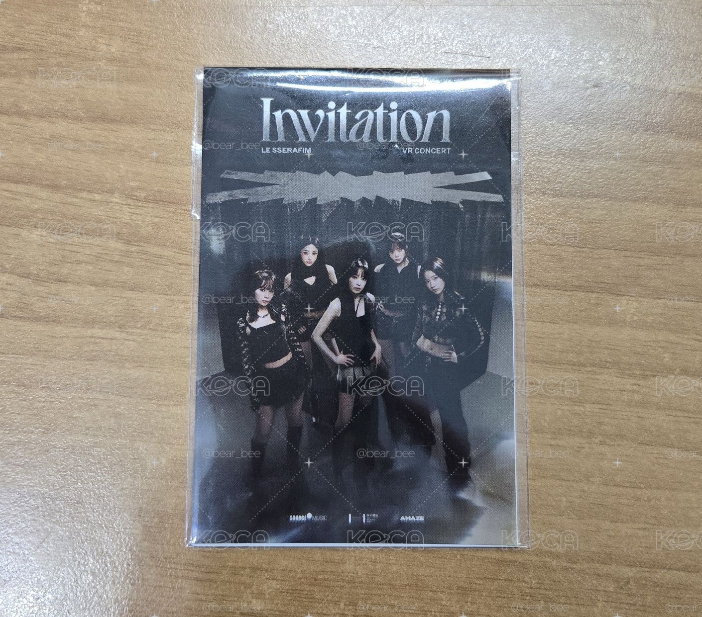 INVITATION 電影卡包裝補寄