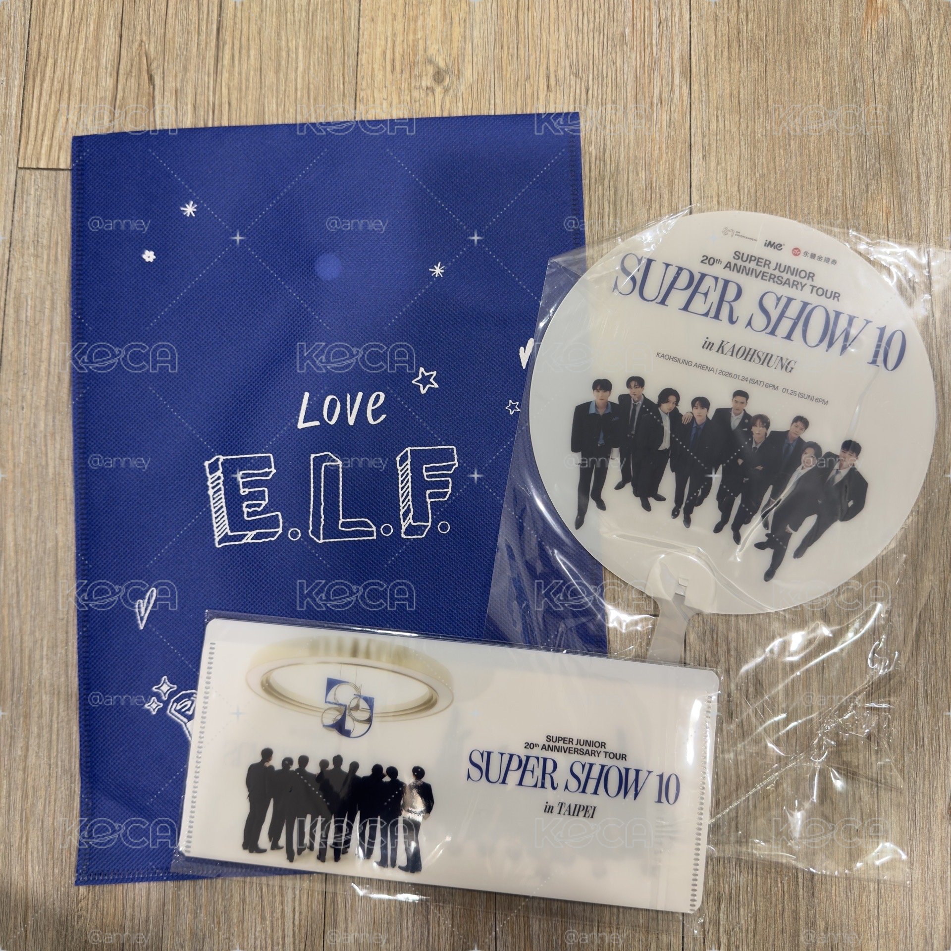 SUPER JUNIORSuper Show 10 - 世界巡迴演唱會卡片包組/收納
