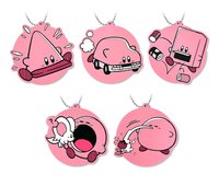 KIRBY’S COMIC PANIC 橡膠杯墊吊飾
