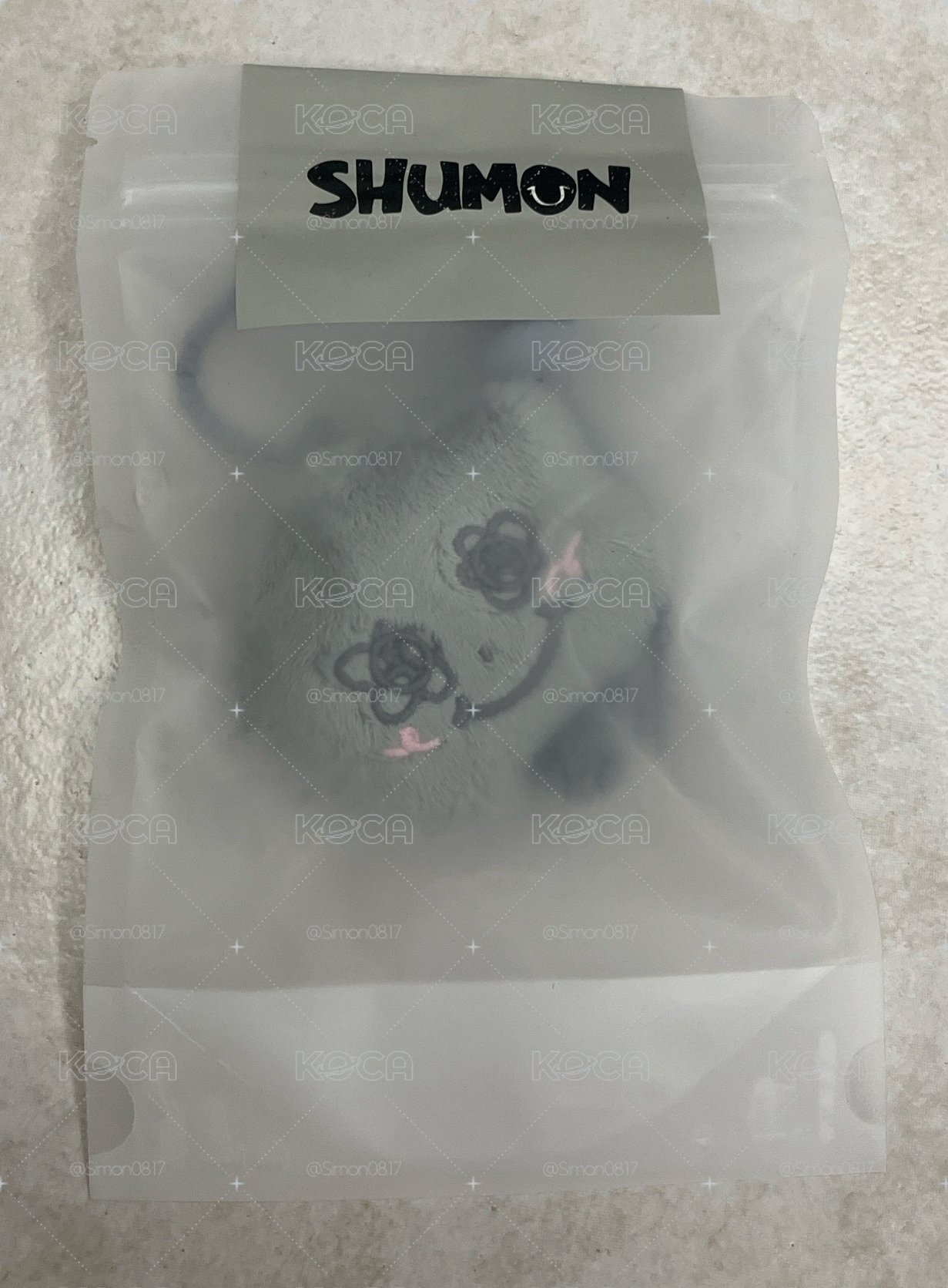 SHUMON 吊娃 灰色小灰塵