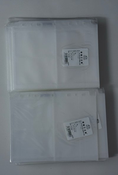 卡膜、硬紙板、卡冊內頁