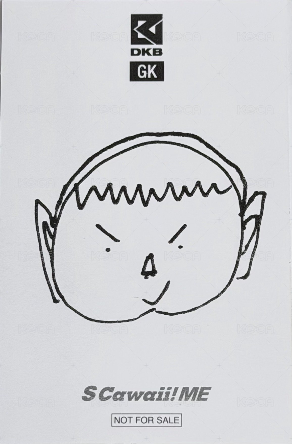 S Cawaii! ME 2026 SPRING 雜誌卡  背面