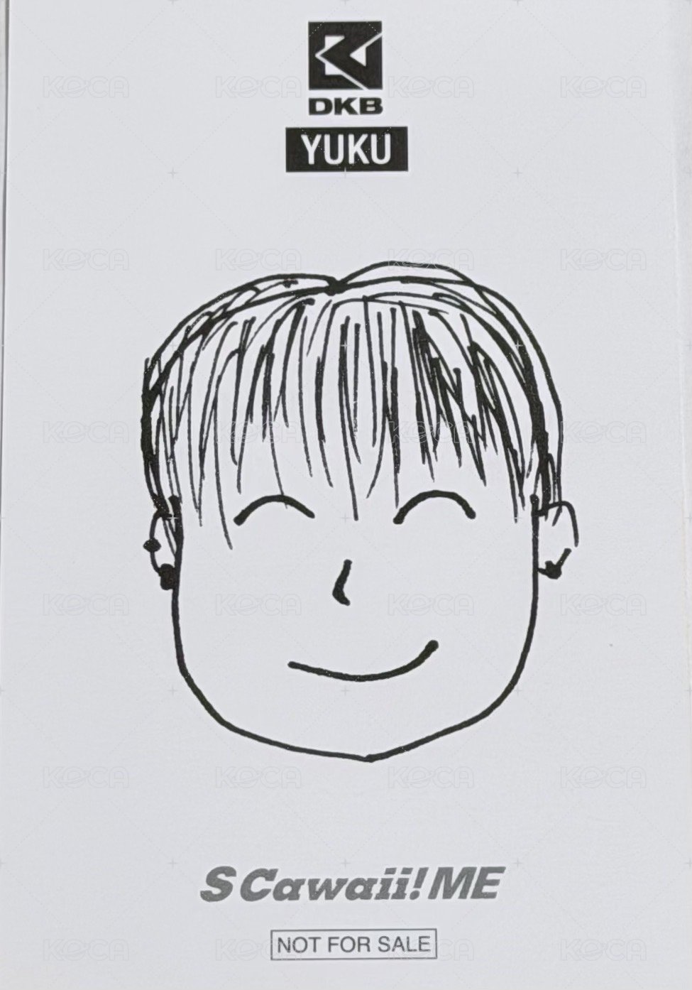 S Cawaii! ME 2026 SPRING 雜誌卡  背面