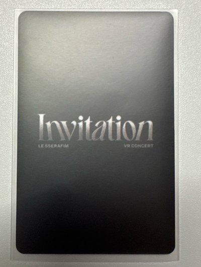 INVITATION 電影卡 5/2出道紀念特典 允真