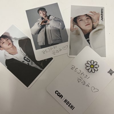 Hoshi 代言卡 卡背簽名+手繪老虎