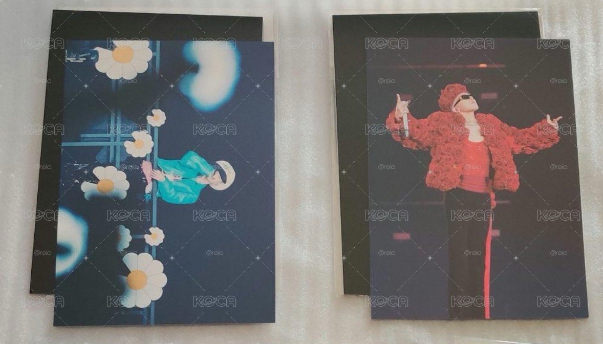 日本 g-dragon 權志龍電影特典 明信片