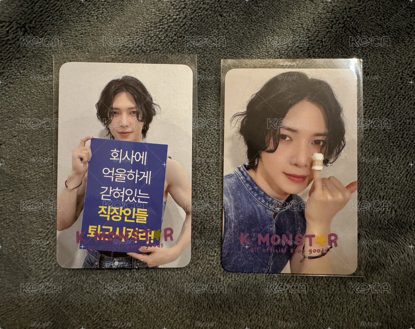 GH3 sw 幸運卡 小尚 下班 + 痛痛 2張合售 呂尚 Yeosang