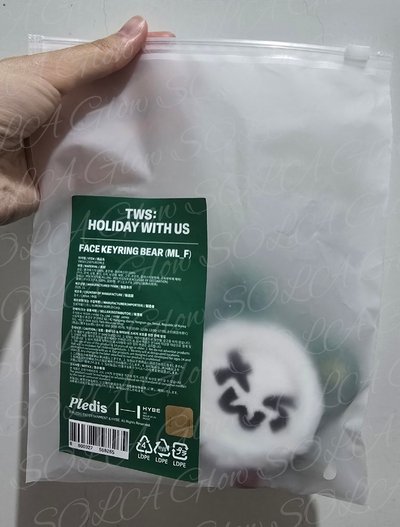 【全新現貨】TWS｜聖誕大頭熊娃