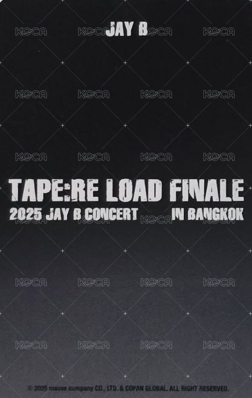 TAPE:RE LOAD 曼谷 滿額卡  背面
