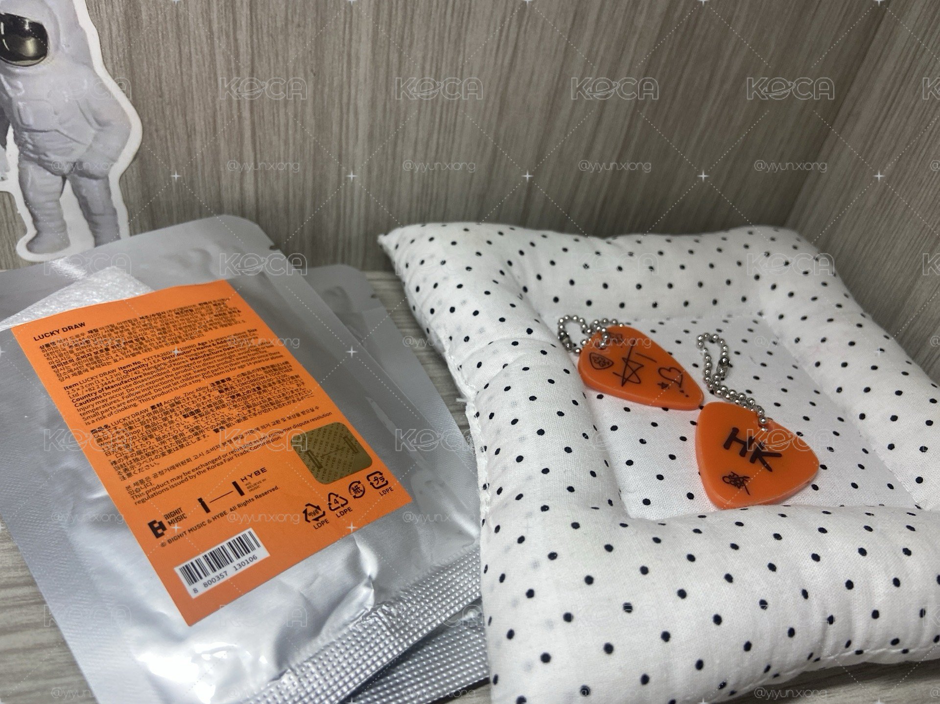 MOA CON PICK 鑰匙圈吊飾 休寧凱