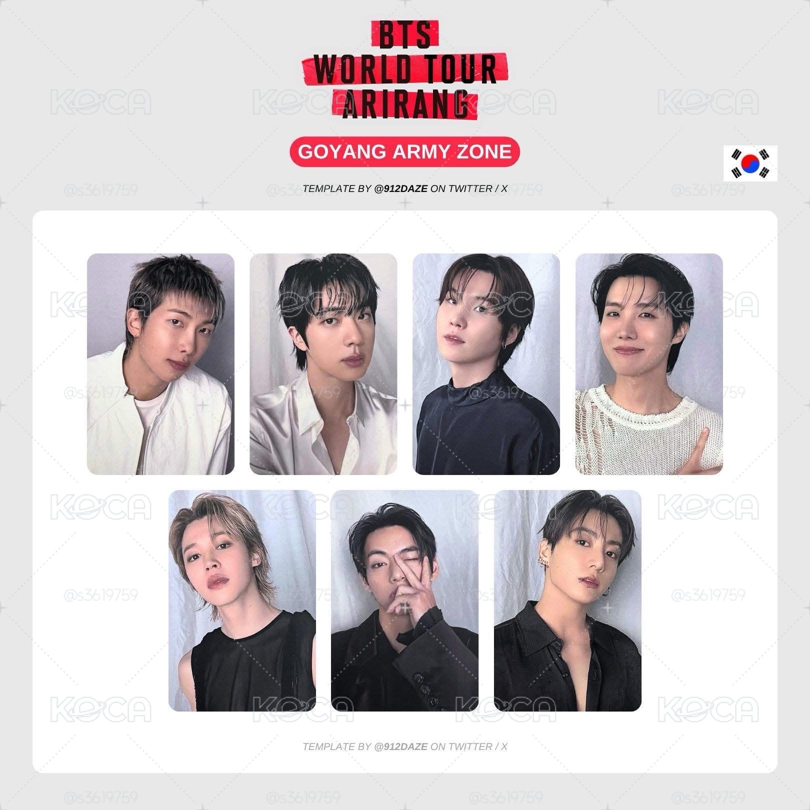 BTS TOUR ARIRANG GOYANG ARMY ZONE阿里郎 高陽 阿米粽
