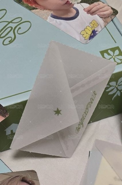 單購小卡組的透明信封
