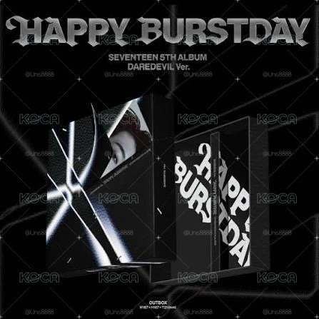 SEVENTEEN 'HAPPY BURSTDAY ' 正規五輯 克拉盤未拆 DAREDEVIL ver.