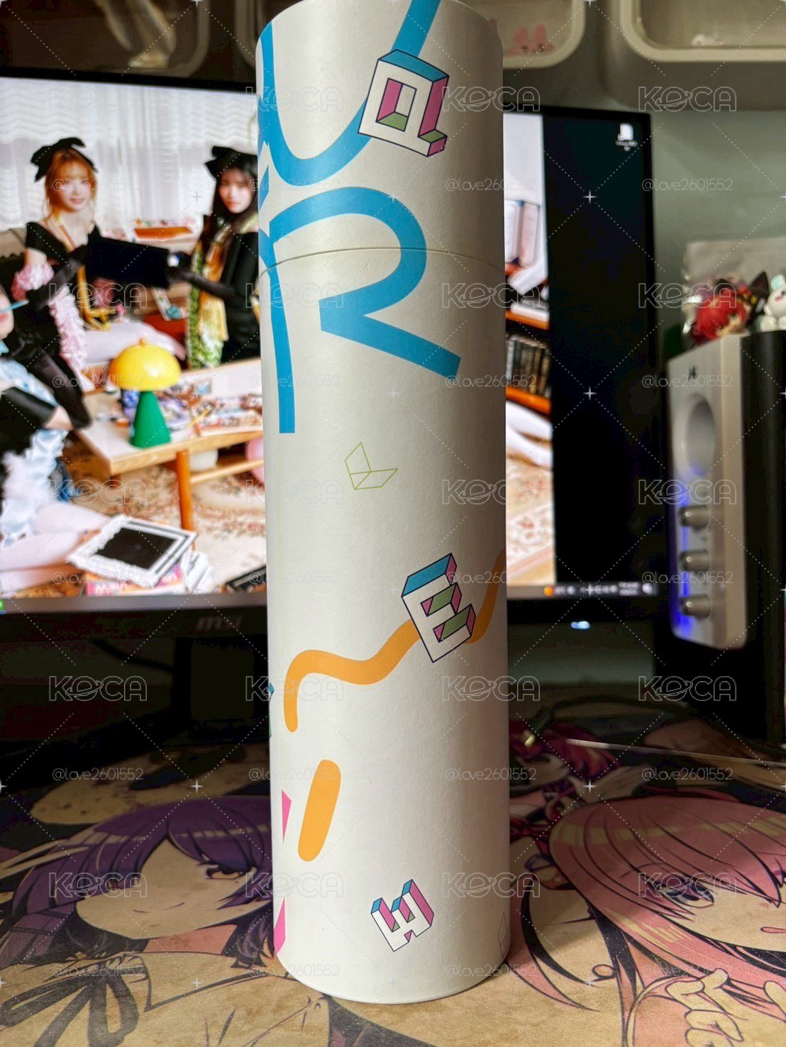 Fc oniline x QWER 合作滑鼠墊