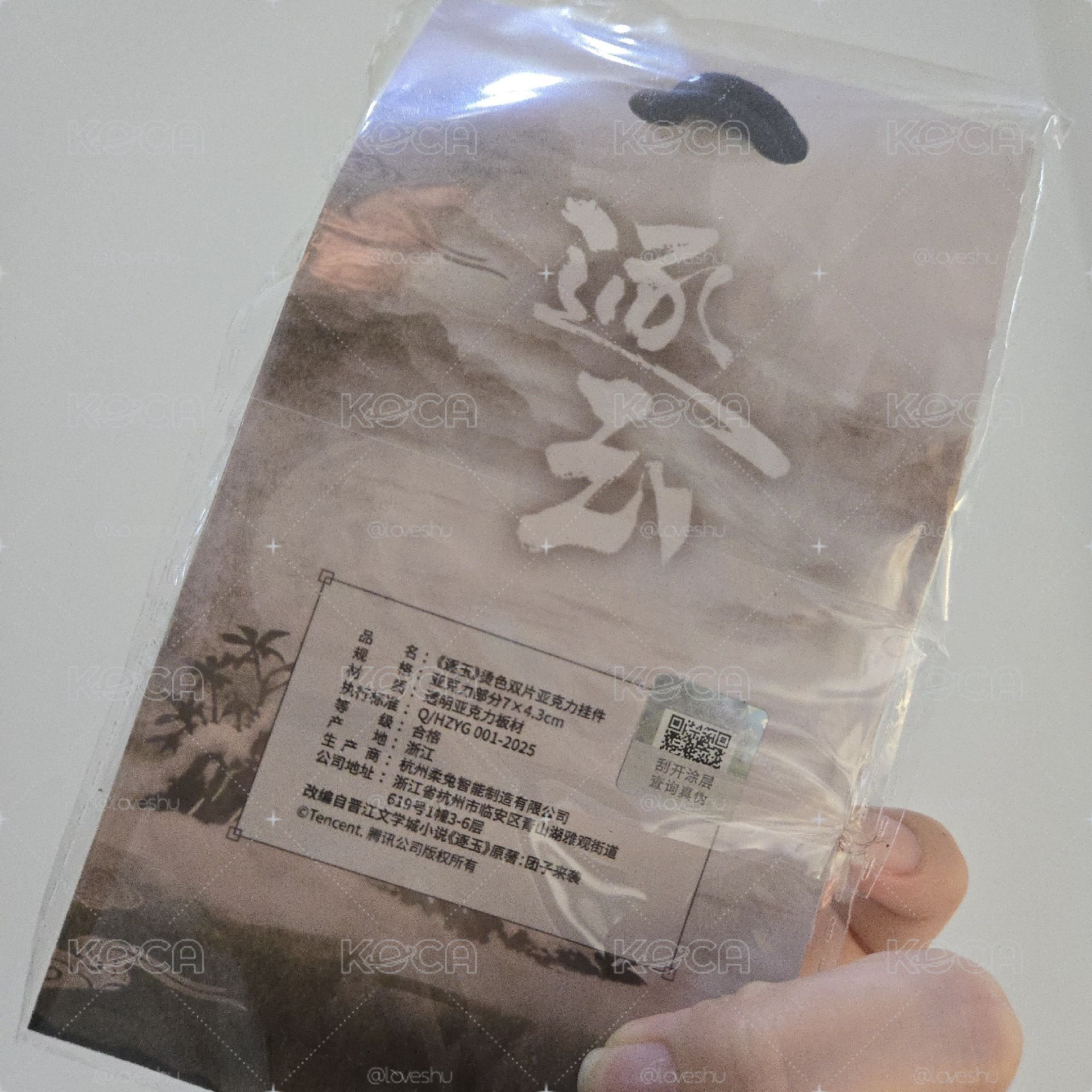 現貨 逐玉謝征壓克力掛飾