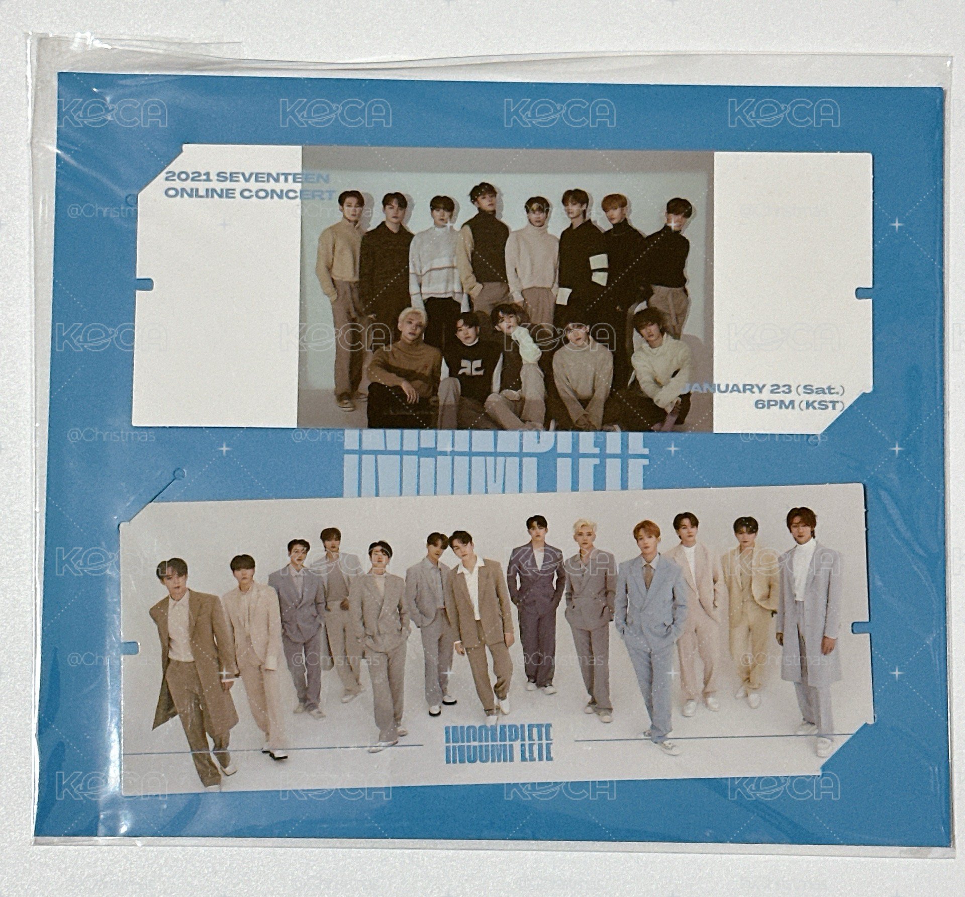 【Seventeen】Incomplete 票卡