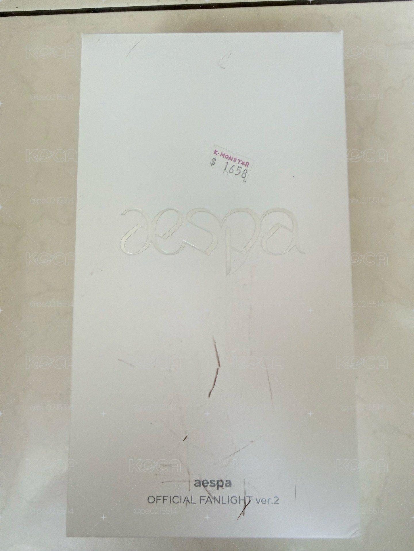 （二手）aespa 應援手燈 二代應援棒